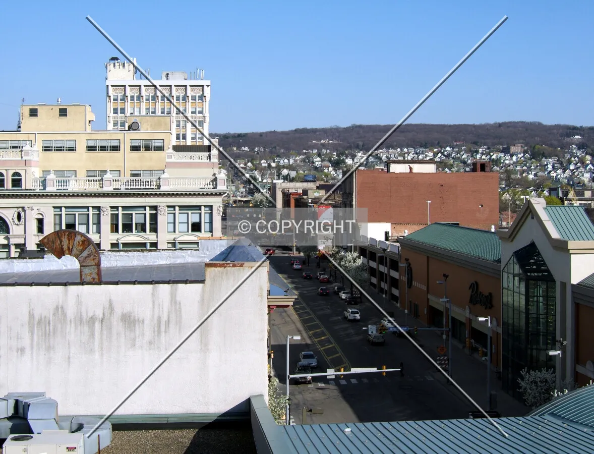 View from the northwest at Penn Avenue
