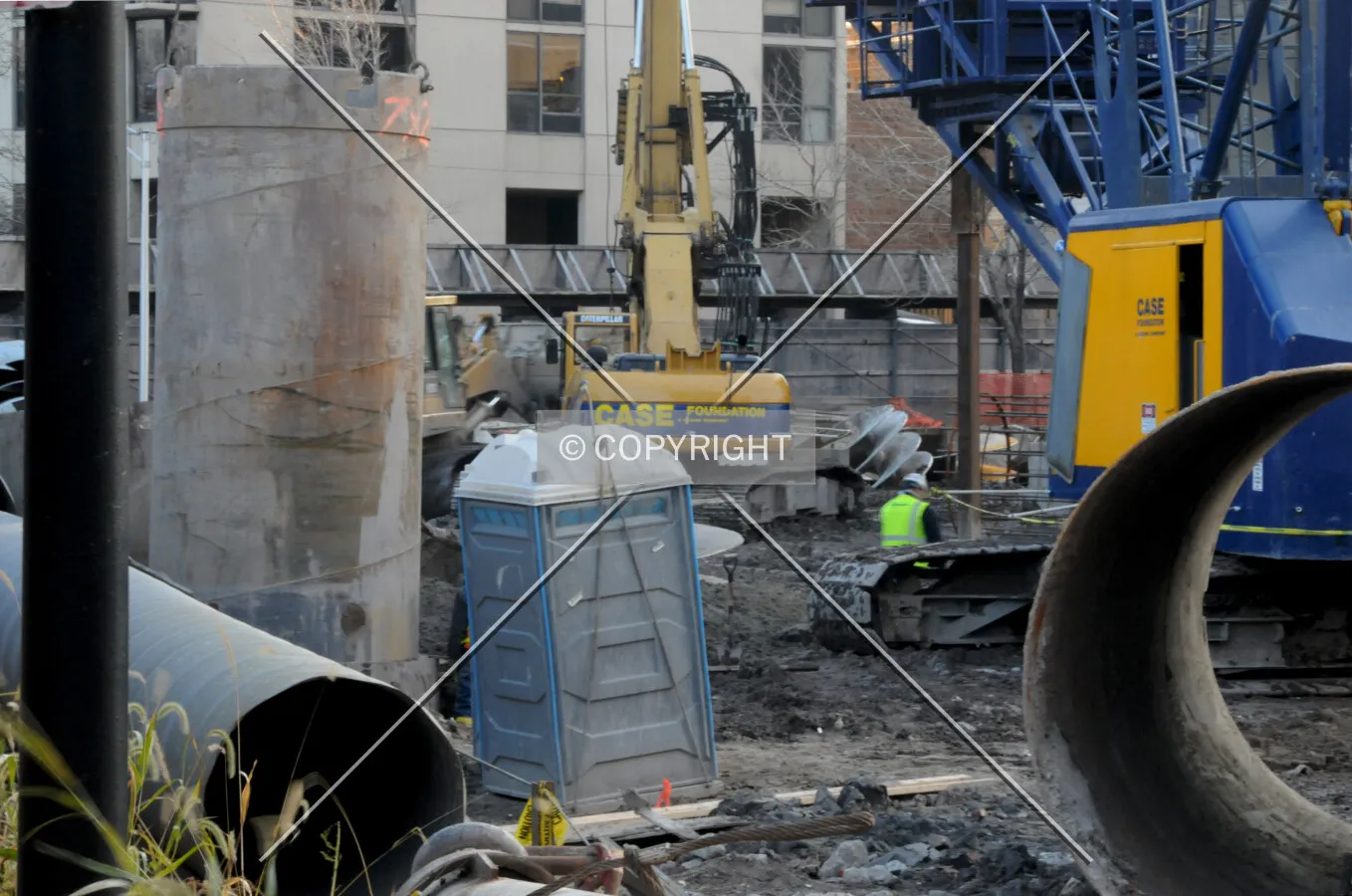 Looking south across the eastern edge of the site from Lakeview Avenue