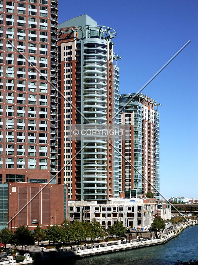 Looking east from the Columbus Drive bridge