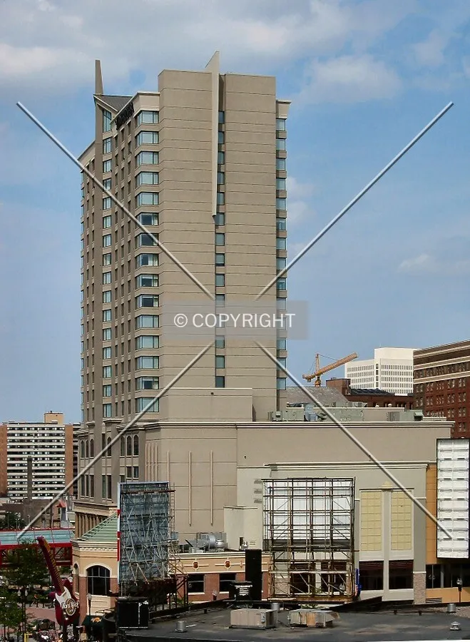 Elevated view to the northeast