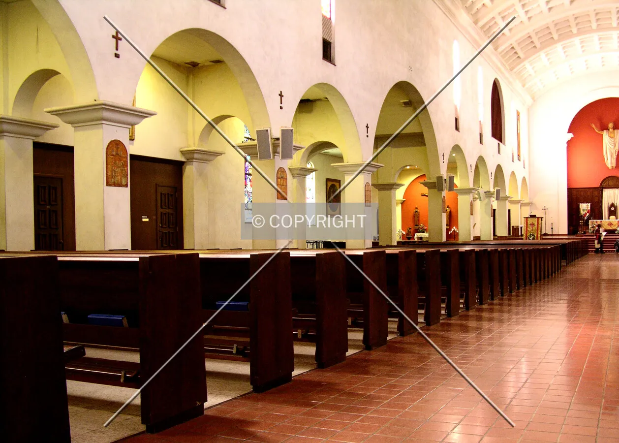 Southern half of the sanctuary