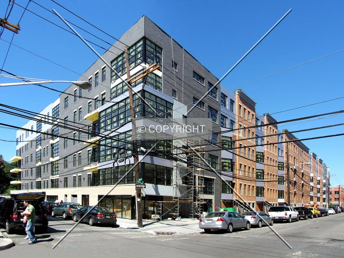 View from the southeast at 8th and Madison streets