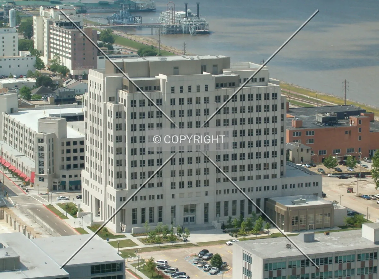Looking south from a neighboring building