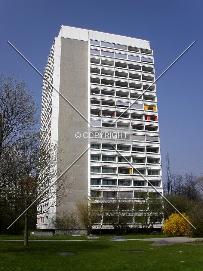 Eastern side of the building