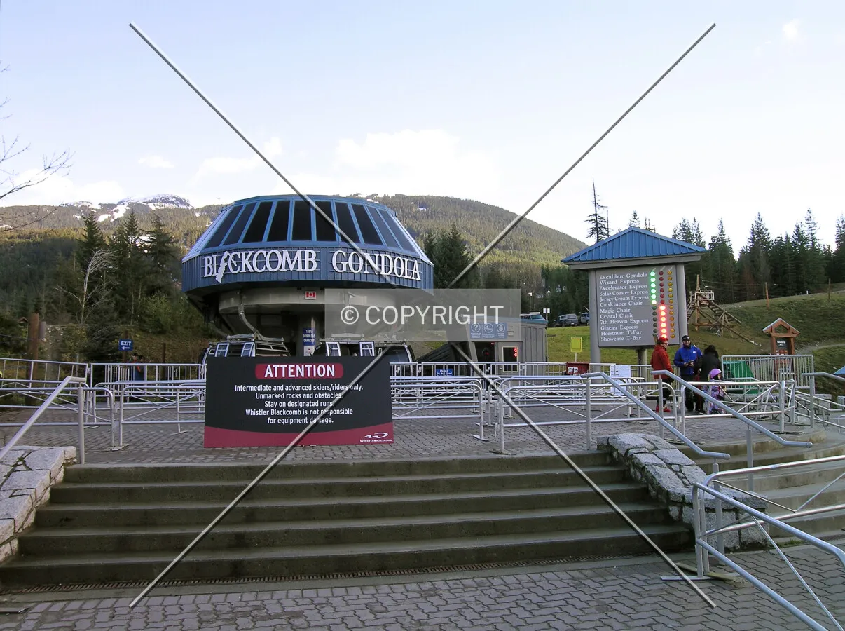 The Blackcomb Gondola lift
