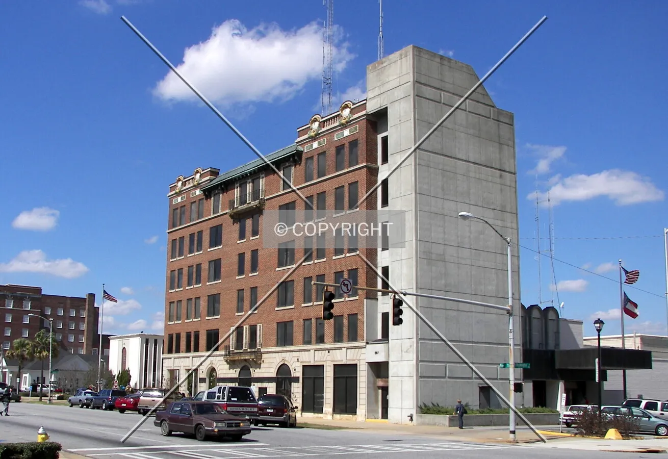 View from the southeast