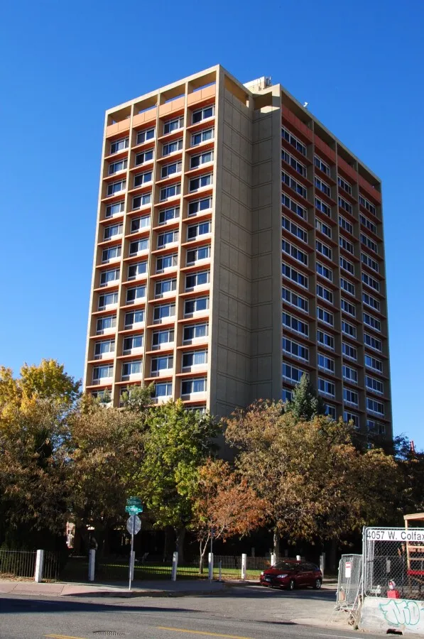 View from the southeast