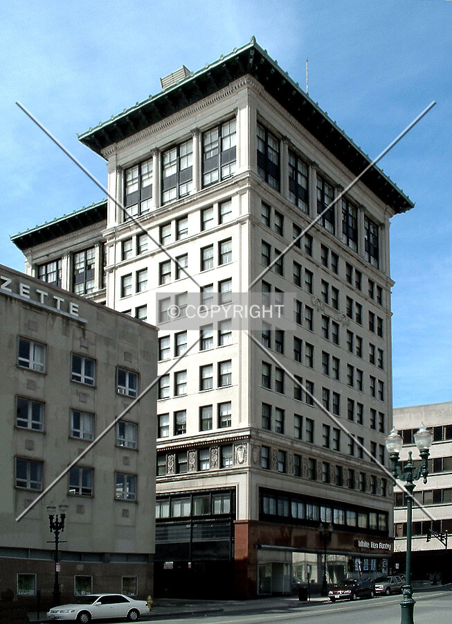 View from the east on Franklin Street