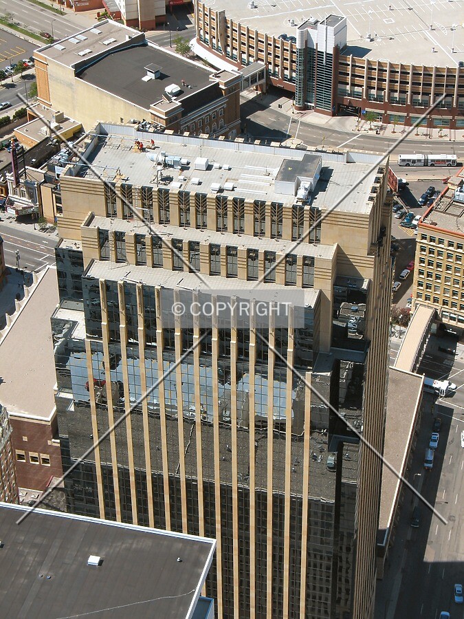 View to the west from the IDS Tower roof