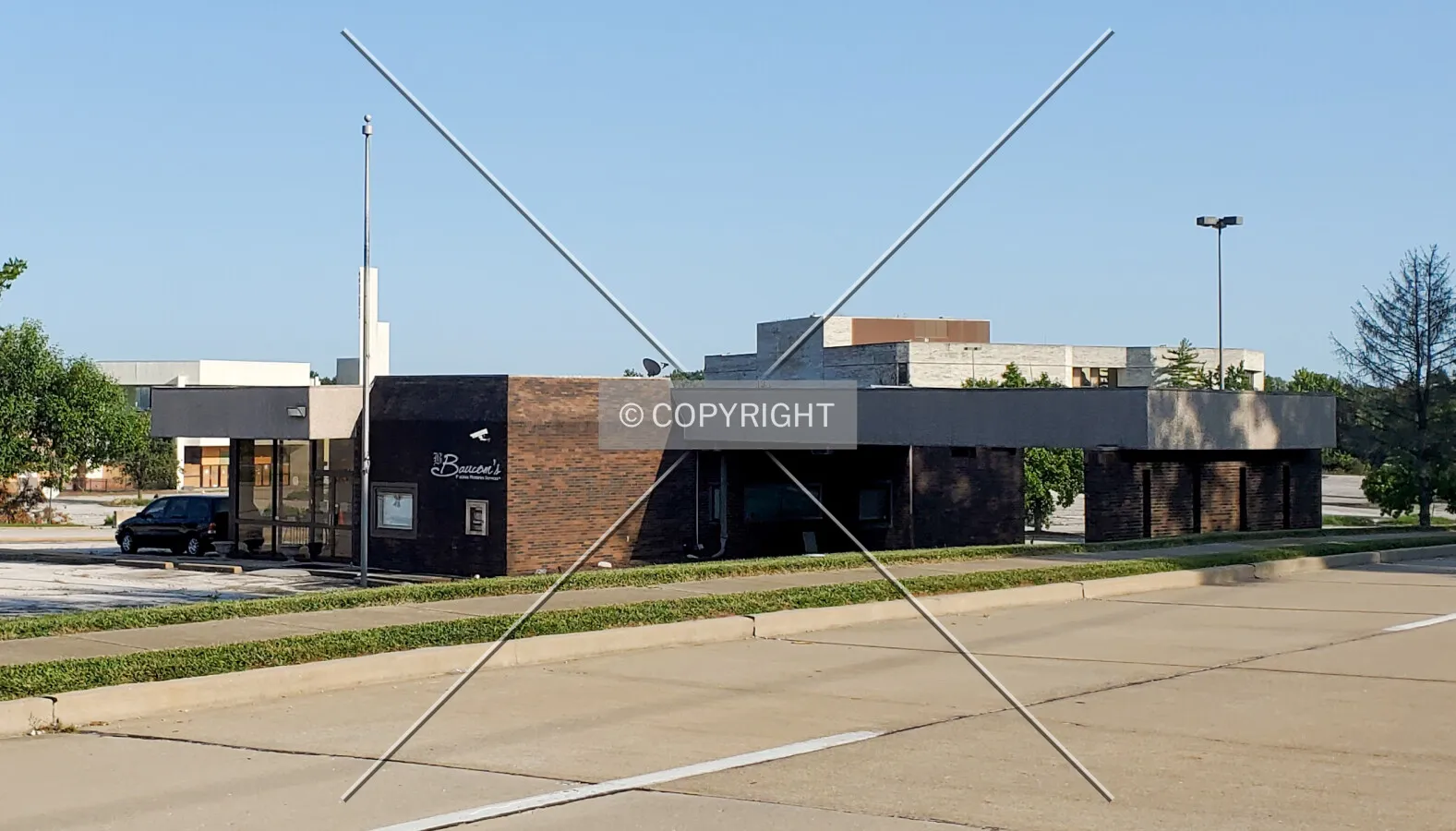 Northwest view; September 5, 2020
