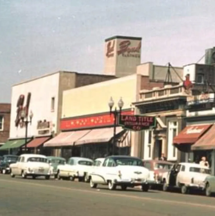 Vintage view from the southeast