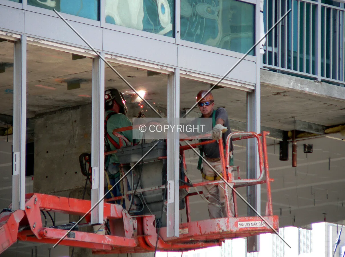 Working on the underside of the 2nd level