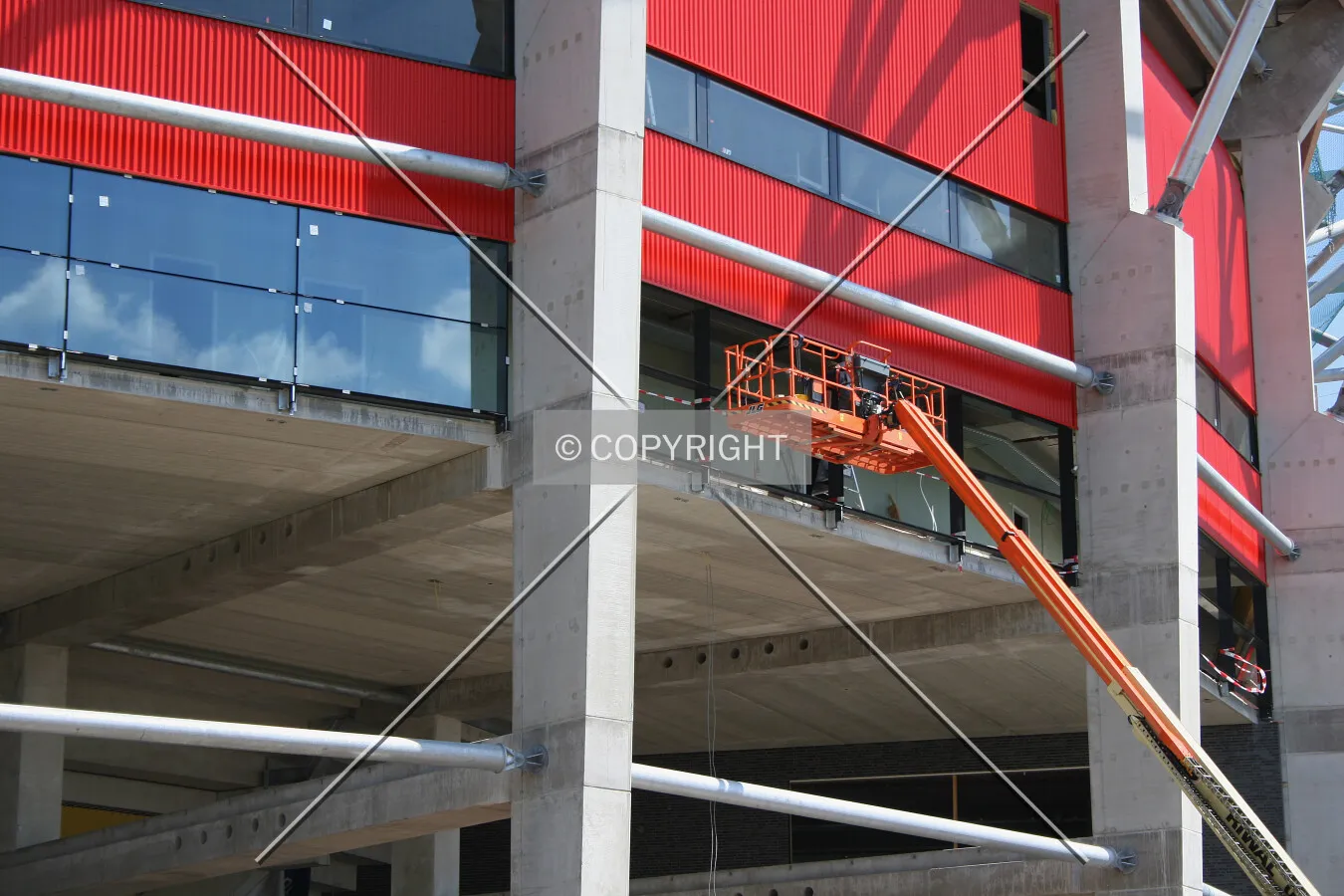 Fitting glass panels