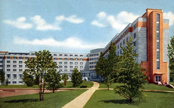 Vintage view from the northeast