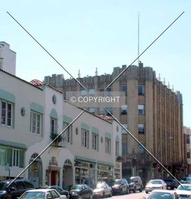 View up Franklin Street
