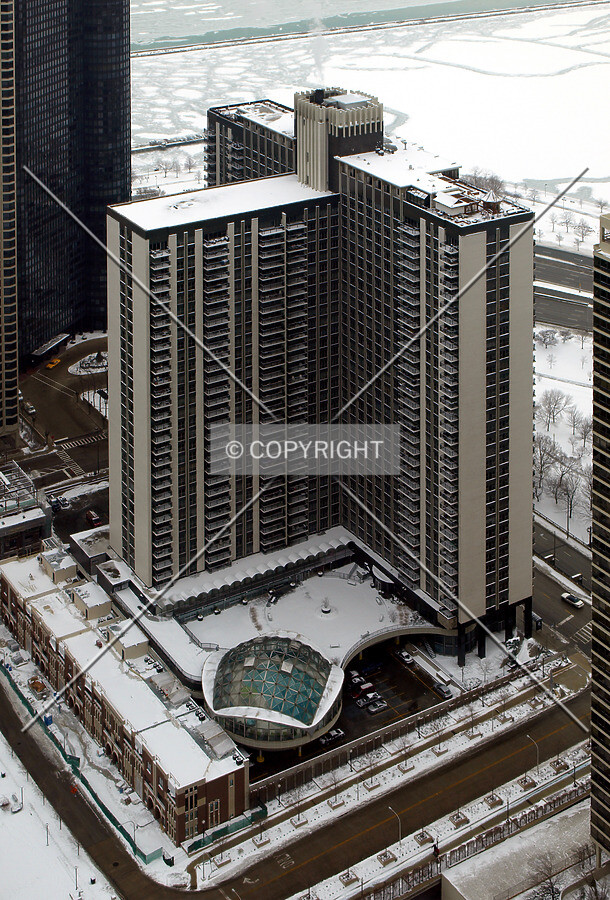 View from 68th floor of Aqua Tower