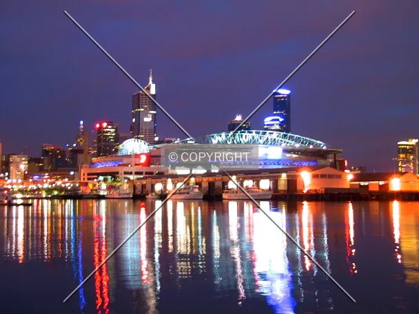 Night view from Docklands