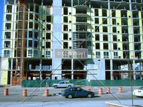 Base of the tower from across Lyndale Avenue