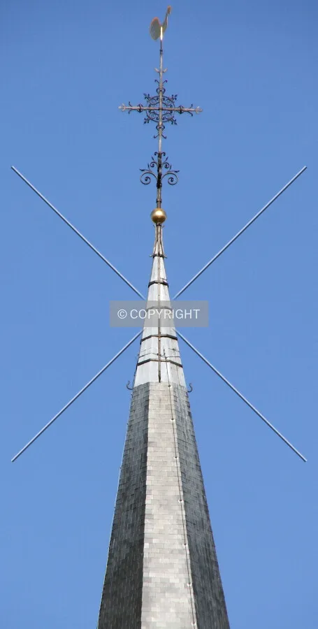 The spire as seen from Peperkampweg