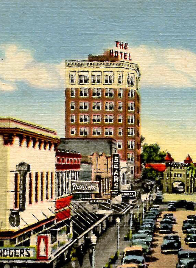 Vintage view from the northeast