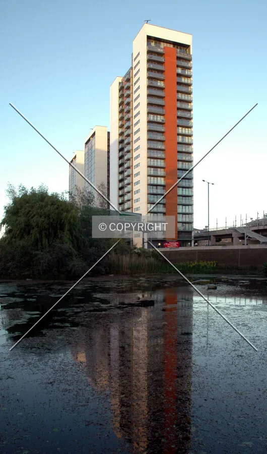 View across East India Dock