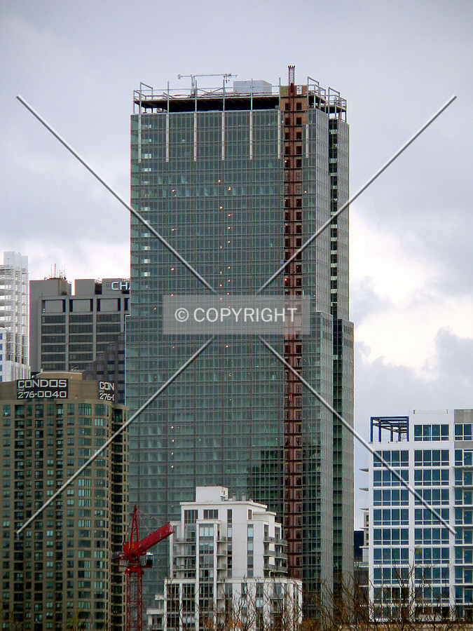 View to the south from Division Street