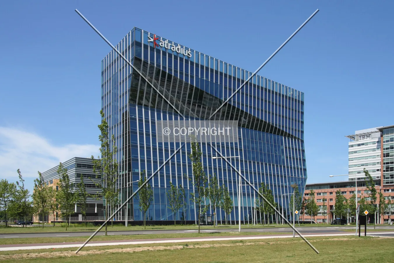 View from the southeast