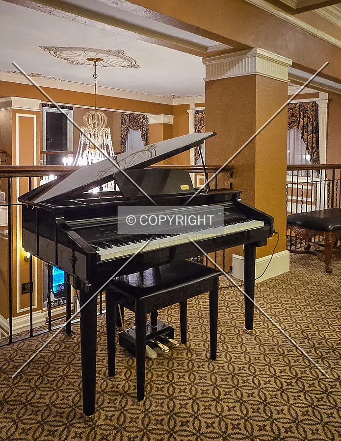 Piano on the second floor; March 30, 2025