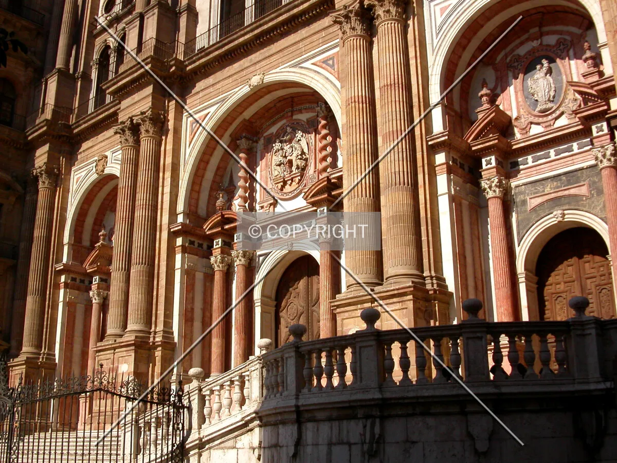 The western entrance