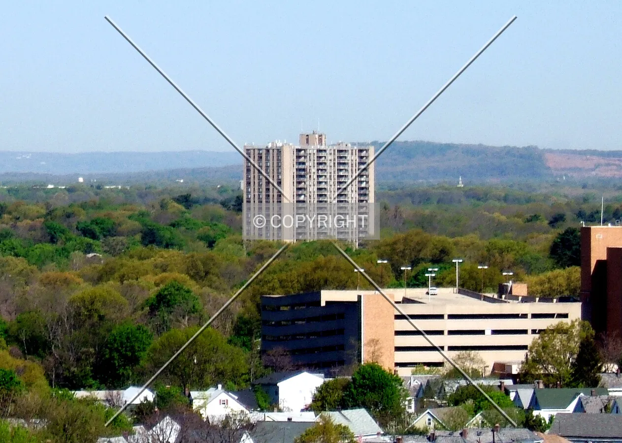 View from the southeast
