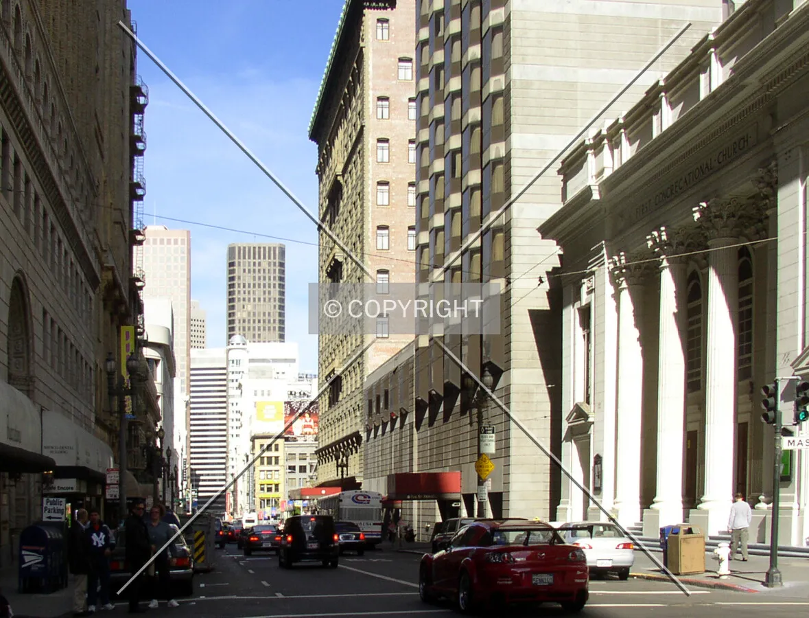Looking east from Mason Street
