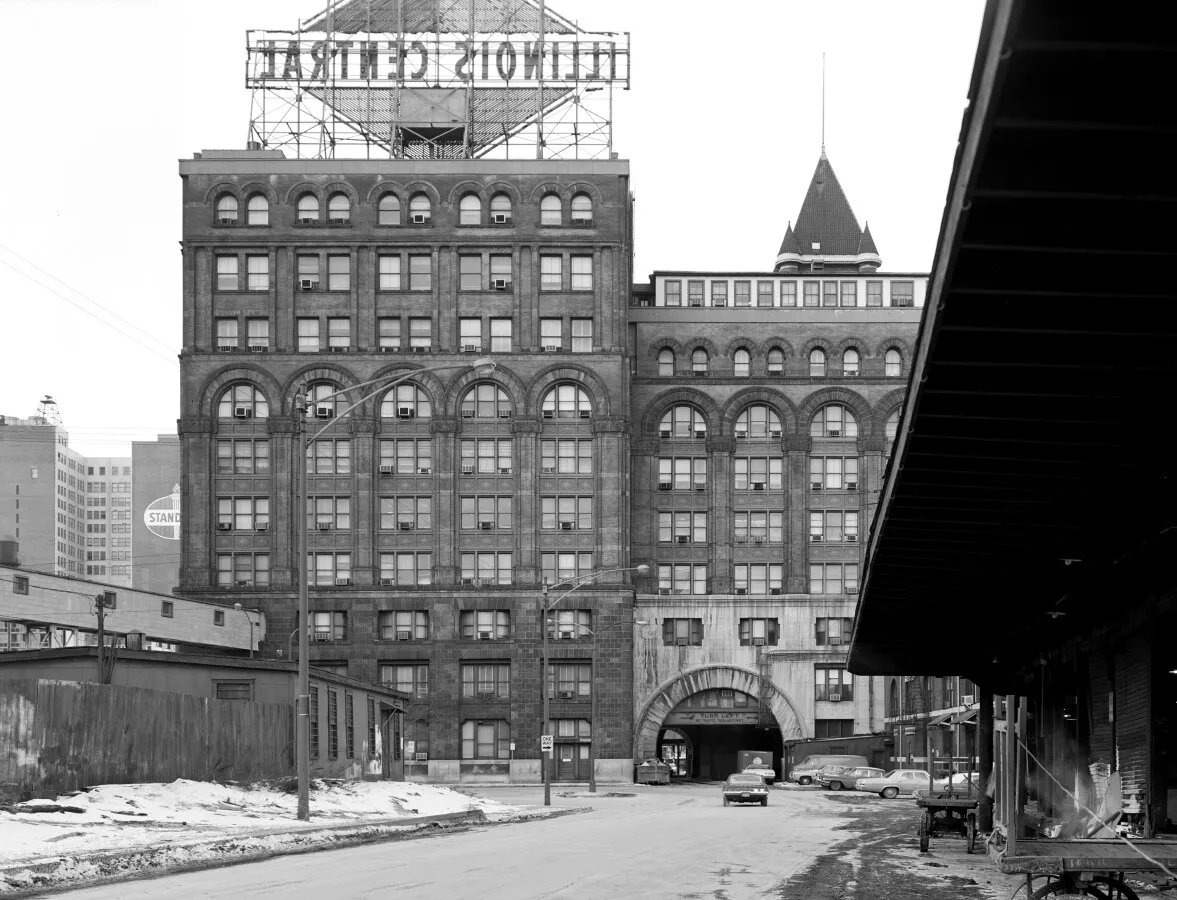 View from the south dated February, 1971