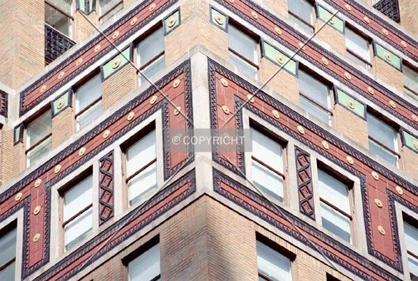 Detail of the southwest corner