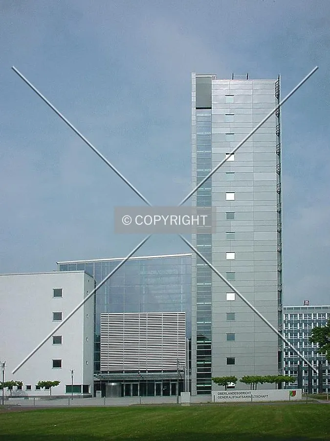 Front view of the complex