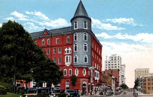 View from the west along Martin Street