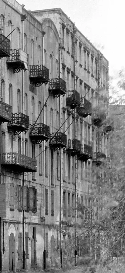 Vintage view from the northeast