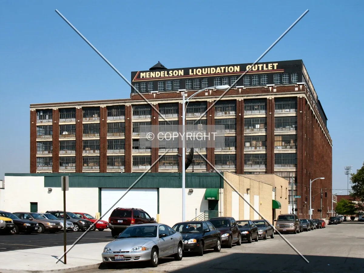 View to the north along Madison Street