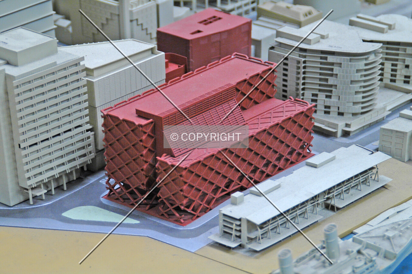 View of a model