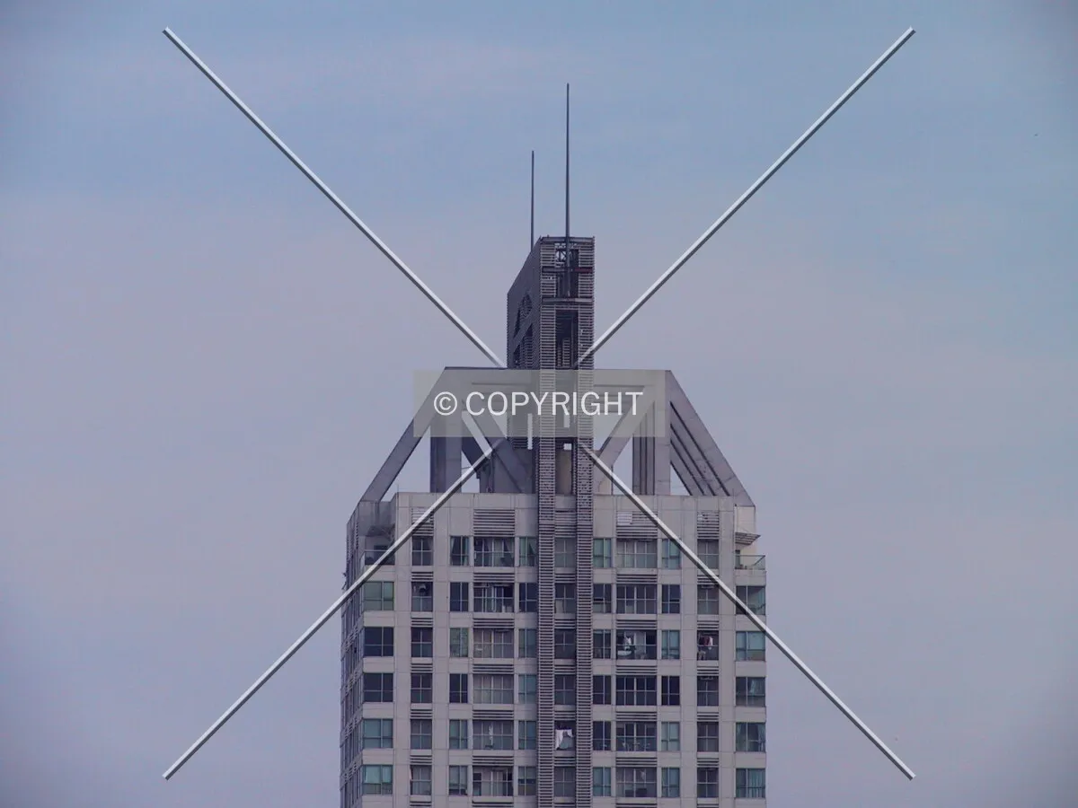 Top of building seen from Sofitel