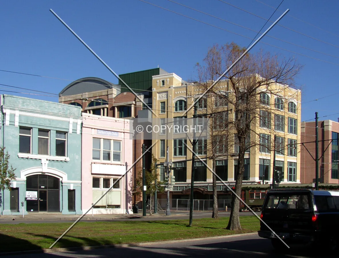 From the west across Howard Avenue