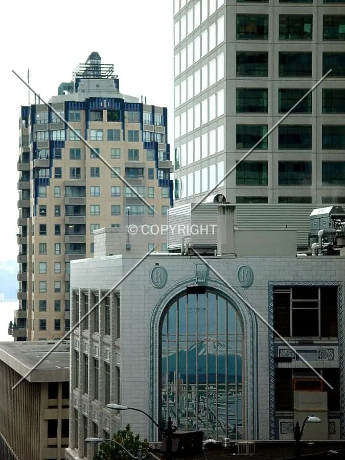 Watermark Tower down the hill