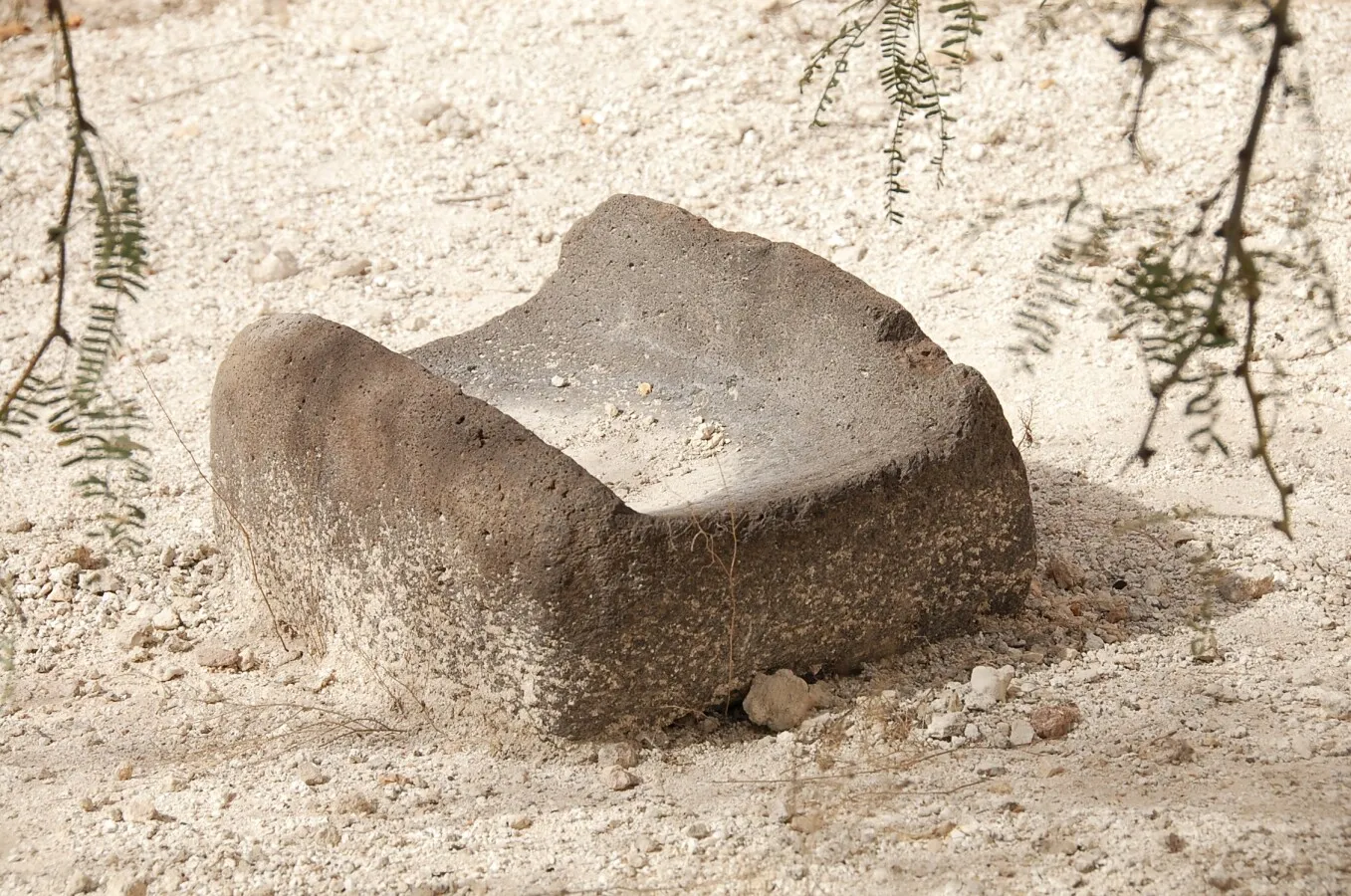Stone used for grinding corn