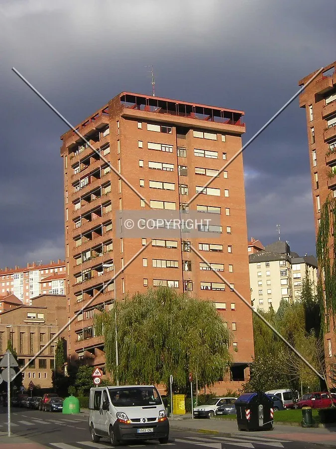 View of the west facade