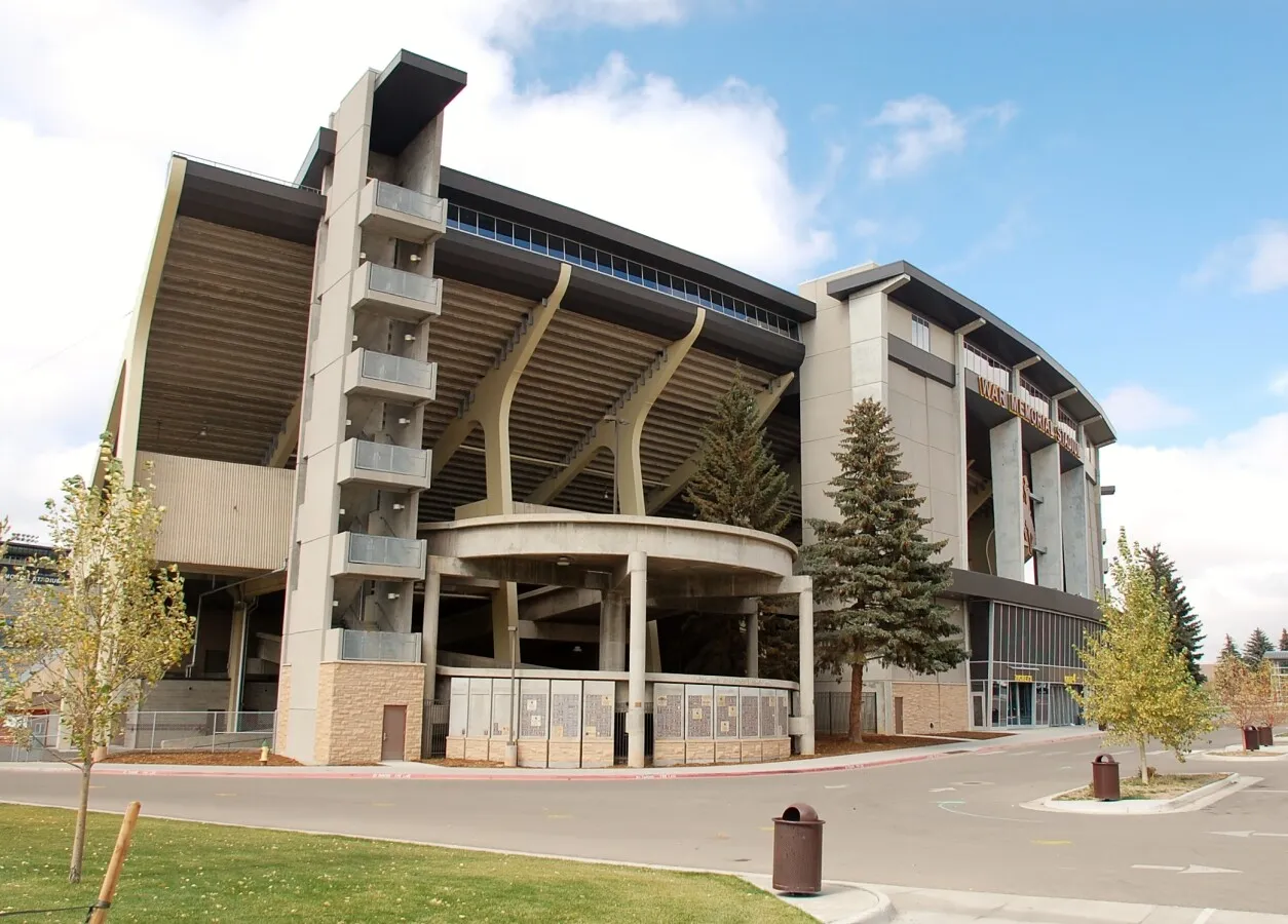 View from the southeast