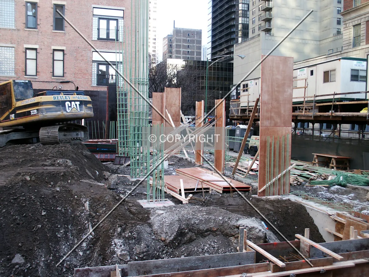 Southern part of the site from the west