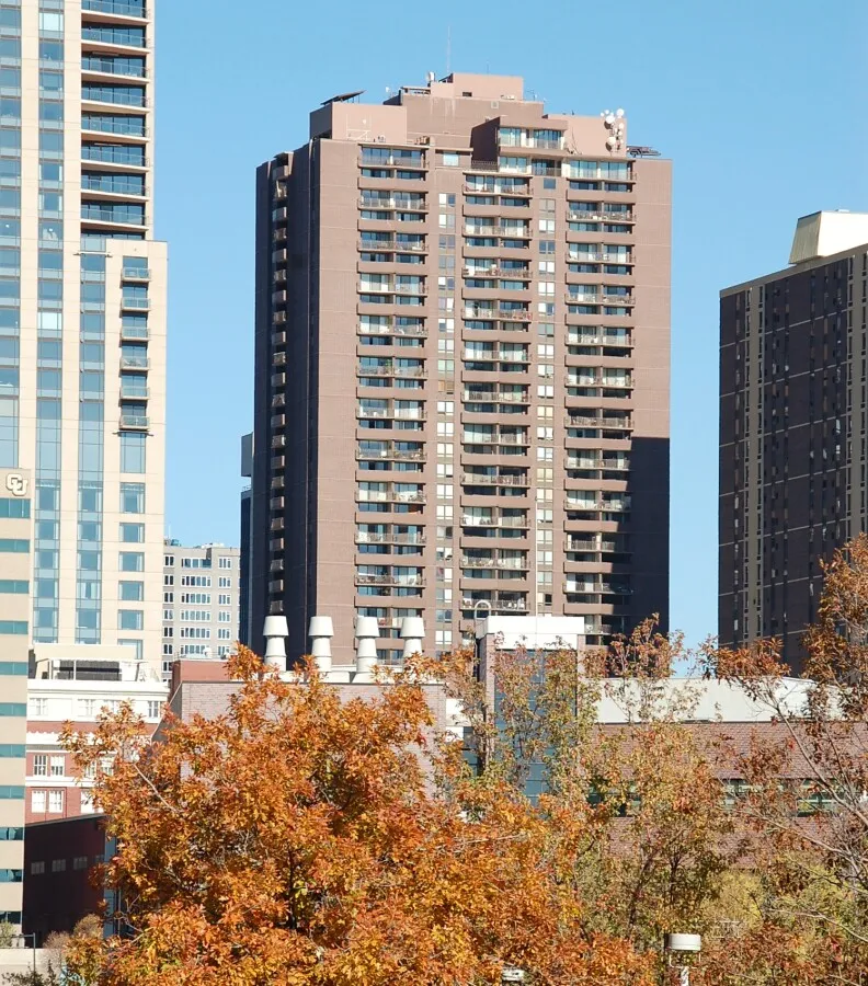 Distant view from the southwest