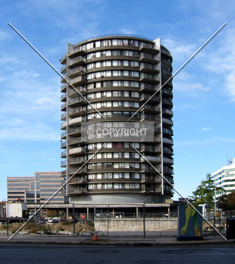 View from the east