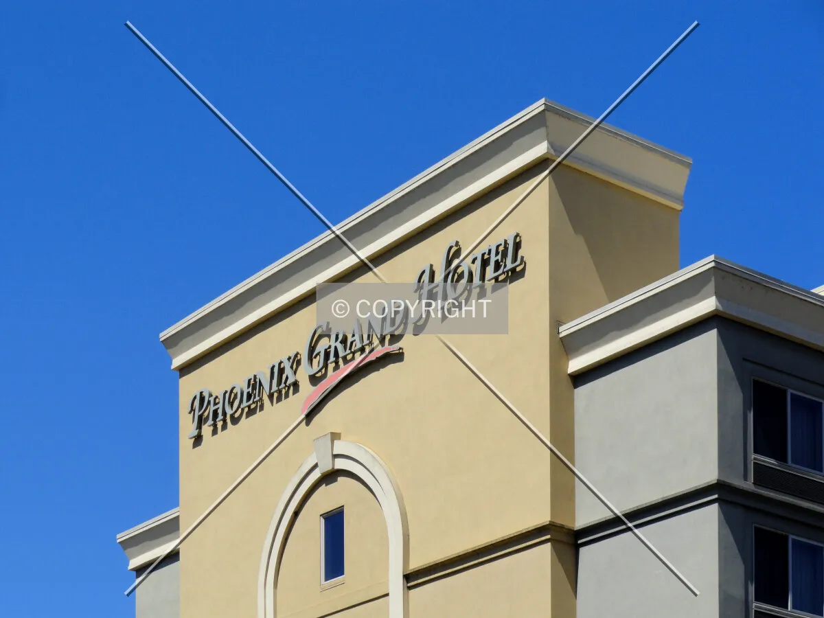 Signage on the southern side