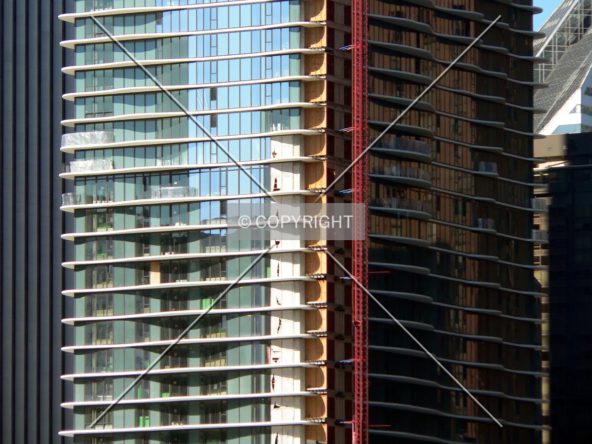 Central portion as seen from Lake Shore Drive