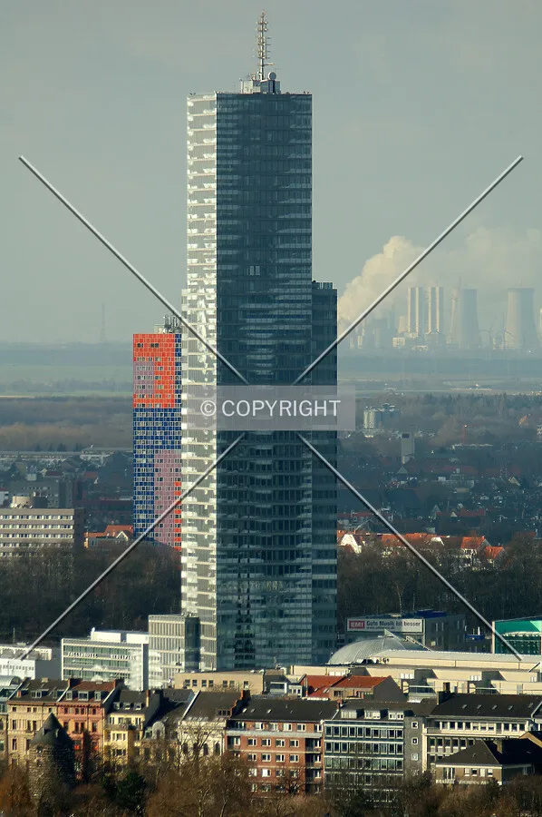 Seen from across the city river
